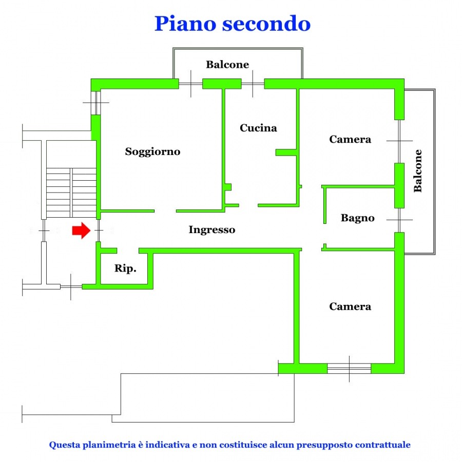 ALLOGGIO ULTIMO PIANO DI AMPIA METRATURA ALLOGGIO ULTIMO PIANO DI AMPIA METRATURA