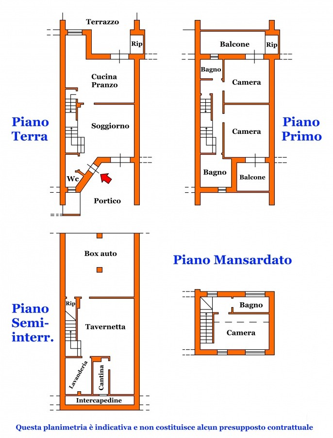 VILLA A SCHIERA IND. 2 LATI VILLA A SCHIERA IND. 2 LATI